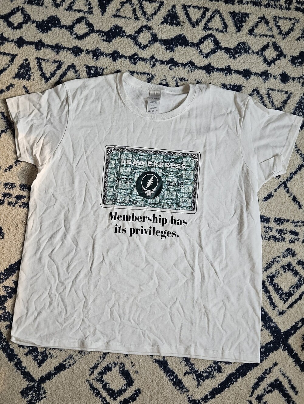 Grateful Dead "Membership Has Its Privileges" White Tee